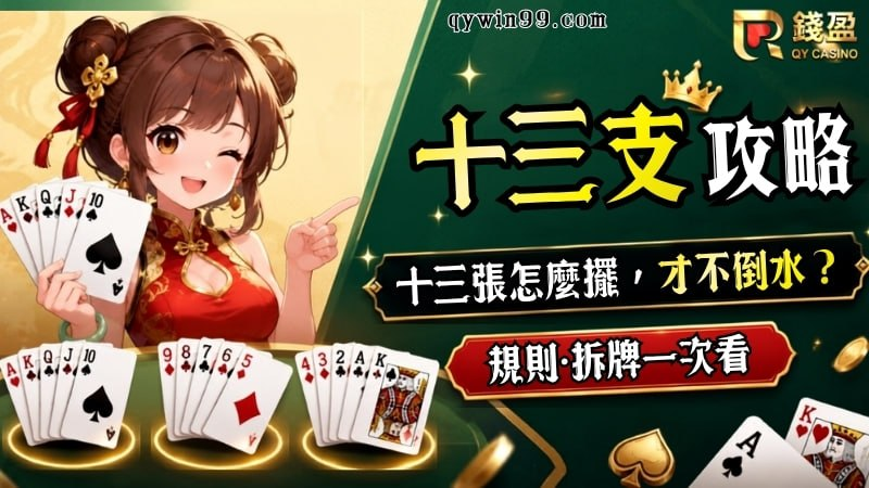 【十三支攻略】牌型怎麼拆才不倒水？十三張擺法與規則全解析